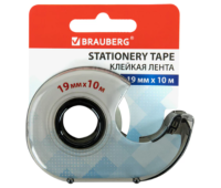 Клейкая лента 19 мм х 10 м в диспенсере, BRAUBERG, 227265