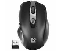 Мышь беспроводная DEFENDER Prime MB-053, USB, 5 кнопок + 1 колесо-кнопка, оптическая, черная, 52053, 513822