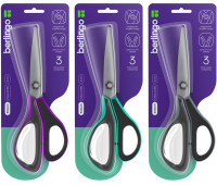 Ножницы Berlingo "Easycut 350", 21см, ассорти, эргономичные ручки, мягкие вставки, европодвес, DNn_21035, 326342