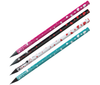 Карандаш ч/г Berlingo "Riddle XS" HB, черное дерево, круглый, заточен., ассорти, BP01135, 276676