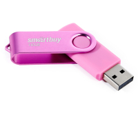 Память Smart Buy "Twist" 16GB, USB 2.0 Flash Drive, пурпурный, SB016GB2TWP, 365502