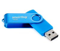 Память Smart Buy "Twist" 16GB, USB 2.0 Flash Drive, синий, SB016GB2TWB, 365499, 513906