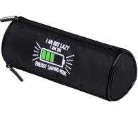 Пенал BRAUBERG, 3 отделения, нейлон, 21х7х7 см, "Battery", 270843