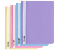 Скоросшиватель пластиковый ERICH KRAUSE "Pastel", А4, 120/180 мкм, ассорти, 50484, 272915