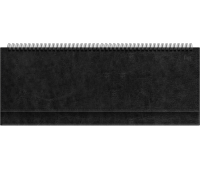 Планинг недатированный, 56л., 330*130мм, BG, кожзам "Nebraska. Black", черный 370461