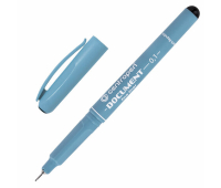 Ручка капиллярная (линер) ЧЕРНАЯ CENTROPEN "Document", трехгранная, линия 0,1 мм, 2631/0,1, 2 2631 0101