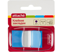 Клейкие закладки Attache (25 штук, 25 мм х 45, синий) 166083