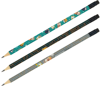 Карандаш ч/г MESHU "Robopets", HB, заточен., с печатью, с ластиком, ассорти, туба, MS_58143, 368079