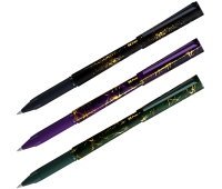 Ручка шариковая Berlingo "Golden Shade" синяя, 0,7мм, грип, рисунок на корпусе, ассорти, CBp_07S22, 371276