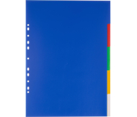 Разделитель листов А3 вертик., 5 цв. пластик, ATTACHE 390819