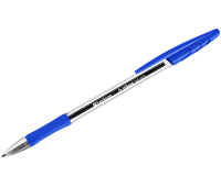 Ручка гелевая Berlingo "Tribase Gel grip" синяя, 0,5мм, грип, CGp_05023, 362503
