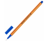 Ручка капиллярная (линер) СИНЯЯ, BRAUBERG "FINE 040", шестигранная, линия письма 0,4 мм, 144140