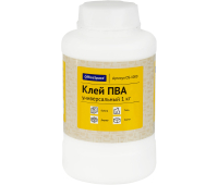 Клей ПВА OfficeSpace, универсальный, 1кг, OS-1000, 268536