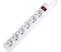 Сетевой фильтр Defender DFS 153 6 розеток 3,0м, белый, 99490, 367830