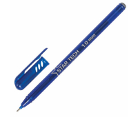 Ручка шариковая масляная PENSAN Star Tech, СИНЯЯ, игольчатый узел 1 мм, линия 0,8 мм, 2260/12, 143389