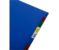 Разделитель листов OfficeSpace А4, 12 листов, Январь-Декабрь, цветной, пластиковый, 366051