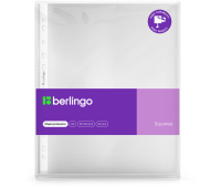 Папка-вкладыш с перфорацией Berlingo "Squares", А4, 110мкм, рельефная текстура, матовая, в пакете 358890