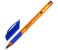 Ручка шариковая масляная BRAUBERG "Extra Glide GT Tone Orange", СИНЯЯ, узел 0,7 мм, линия письма 0,35 мм, 142923