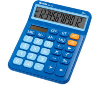 Калькулятор настольный Eleven CDC-110-BL, 12 разрядов, двойное питание, 125*160*28мм, синий 365654