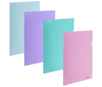 Папка-уголок ERICH KRAUSE "Diagonal Pastel", ассорти, 0,18 мм, 50170, 272918