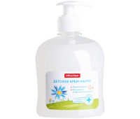 Мыло-крем жидкое OfficeClean "Детское" с ромашкой, антибактериальное, с дозатором, 500мл 319530