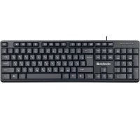 Клавиатура Defender Daily HB-162, USB, черный, 45162, 367846