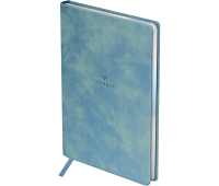 Ежедневник недатированный, А5, 136л., кожзам, BG "Shimmer. Blue", синий, голографический срез, DuA5_22217, 370247