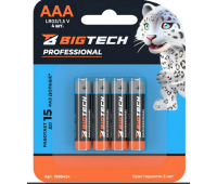 Батарейка BigTech Professional ААA/LR03 бл/4шт 1988424