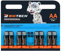 Батарейка BigTech Professional АA/LR6 бл/8шт 1988421