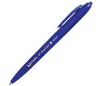 Ручка шариковая масляная автоматическая BRAUBERG "Sky Blue", СИНЯЯ, soft-touch, узел 0,7 мм, линия письма 0,35 мм, 142946