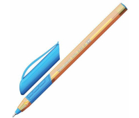 Ручка шариковая масляная с грипом BRAUBERG "Extra Glide GT Sky Blue", СВЕТЛО-СИНЯЯ, игольчатый узел 0,7 мм, линия письма 0,35 мм, 144074