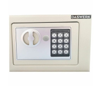 Сейф мебельный DASWERK (ДАСВЕРК) SC-170EL (170х230х170 мм), электронный замок, бежевый, 291340