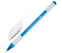 Ручка шариковая масляная BRAUBERG "Extra Glide Soft White", СИНЯЯ, узел 0,7 мм, линия письма 0,35 мм, 142927