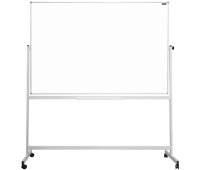 Доска магнитно-маркерная OfficeSpace, 120*180см, двустронняя, поворотная, мобильная, алюминиевый профиль 325505