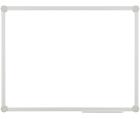 Доска магнитно-маркерная OfficeSpace, 45*60см, алюминиевая рамка Slim, полочка 343752