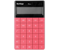 Калькулятор настольный Berlingo "Power TX", 12 разр., двойное питание, 165*105*13мм, темно-розовый 235266