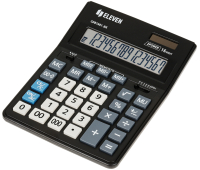Калькулятор настольный Eleven Business Line CDB1601-BK, 16 разрядов, двойное питание, 155*205*35мм, черный 339194
