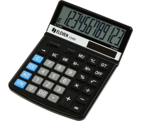 Калькулятор настольный Eleven TLT-2348, 12 разрядов, двойное питание, с регулируемым углом наклона дисплея, 140*197*26мм 365658