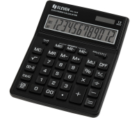 Калькулятор настольный Eleven SDC-444X-BK, 12 разрядов, двойное питание, 155*204*33мм, черный 365635