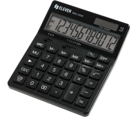 Калькулятор настольный Eleven SDC-333X-BK, 12 разрядов, двойное питание, 125*155*31мм, черный 365637