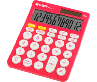 Калькулятор настольный Eleven RK-2311-PK, 12 разрядов, двойное питание, 143*192*26мм, розовый 365640