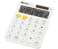 Калькулятор настольный Eleven RK-2311-WH, 12 разрядов, двойное питание, 143*192*26мм, белый 365641