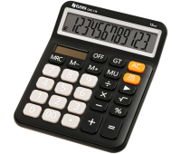 Калькулятор настольный Eleven CDC-110-BK, 12 разрядов, двойное питание, 125*160*28мм, черный 365653