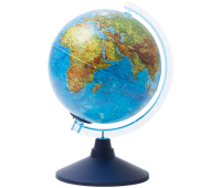 Глобус физико-политический Globen, 21см, с подсветкой от батареек на круглой подставке 281829