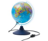 Глобус политический Globen, 25см, интерактивный, с подсветкой + очки виртуальной реальности 324354