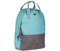 Рюкзак ArtSpace Casual "Soft mint"38*30*13см, 1 отделение, 2 кармана, иск. замша/канва 312316