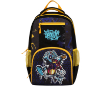 Рюкзак ArtSpace School "Graffiti", 44*31*16см, 1 отделение, 4 кармана, уплотн. спинка 348828