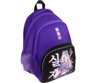 Рюкзак ArtSpace School "Kawaii", 40*28*18см, 2 отделения, 3 кармана, уплотн. спинка 364778