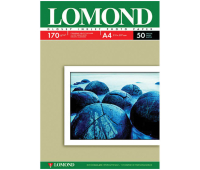 Фотобумага А4 для стр. принтеров Lomond, 170г/м2 (50л) глянцевая односторонняя 159555