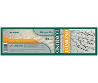Бумага для плоттера офсетная Lomond, 914мм*45м, 80г/м2, вт. 50,8мм, "Премиум" 207058